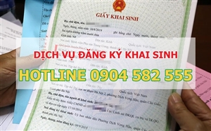 Dịch vụ đăng ký khai sinh