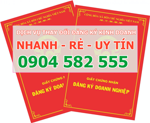 Luật sư tư vấn thay đổi đăng ký kinh doanh cho doanh nghiệp