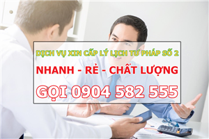 Thủ tục đề nghị cấp Phiếu lý lịch tư pháp số 02