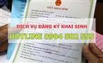 Dịch vụ đăng ký khai sinh