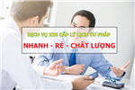 Thủ tục đề nghị cấp Phiếu lý lịch tư pháp số 01