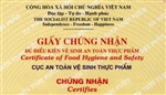 Tư vấn dịch vụ xin cấp Giấy chứng nhận cơ sở đủ điều kiện an toàn thực phẩm